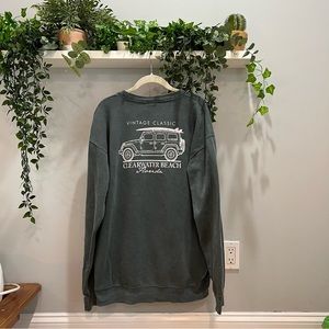 Clearwater Beach Crewneck Sweatshirt Jeep